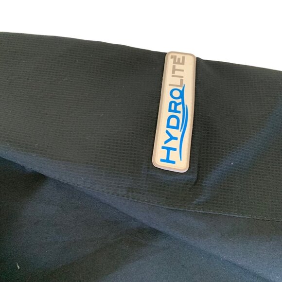 FJ Dryjoys Mens Polo Shirt Large Black Golf Performance Short Sleeve - Picture 4 of 6